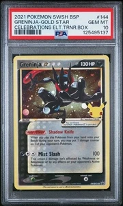 Greninja Star SWSH144 SWSH: Sword & Shield Promo Cards Holo PSA 10 - Picture 1 of 2