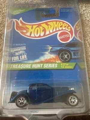Hot Wheels 1996 Treasure Hunt Series '37 Bugatti Limited Edition 1/25,000 - Image 1 of 3