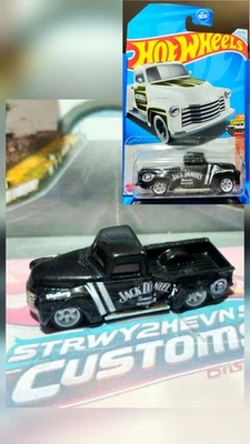 Hot Wheels  52 Chevy ***Custom Jack Daniels W Spectraflame And Real Riders*** - Image 1 of 3