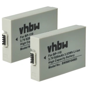 2x Akku für Canon Vixia HF R21 HF R200 HF R206 HF R26 HF R28 HF R20 800mAh - Bild 1 von 9