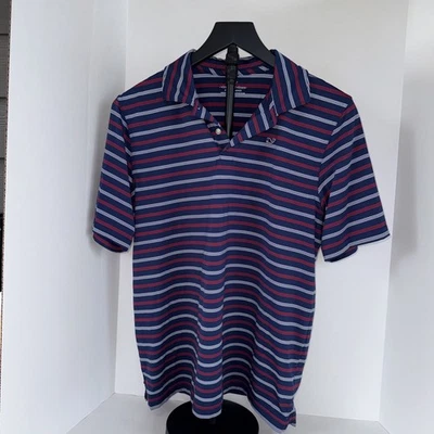 Niños Niños Vineyard Vines Azul Rojo Rayas Rendimiento Polo Juvenil XL 18 Foto 1 de 4