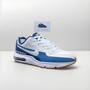 Nike Air Max LTD 3 Hombre Entrenadores Blanco/Azul Talla Uk 8.5 - Imagen 1 de 8