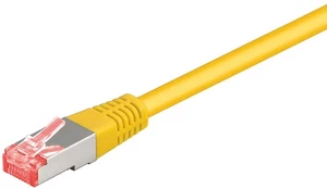 5x CAT 6 Netzwerkkabel S/FTP; CAT 6-1500 S/FTP PIMF GELB 15m PL - Bild 1 von 1