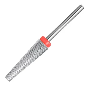 Super Long 5 in 1 Nail Drill Bits, Professional 3/32'' Carbide Fine-F, Sliver - Picture 1 of 6