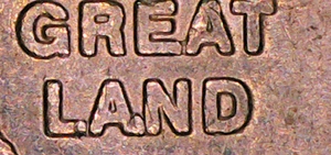2008-P ALASKA STATE QUARTER -EXTRA CLAW & DIE Chips - in 'GREAT LAND' - Picture 1 of 14
