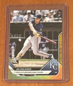 2025 TOPPS NOW #275 JAC CAGLIANONE - NUMBERED 46/50 GOLD PARALLEL - Picture 1 of 2
