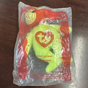 McDonald's Ty #11 2004 Fries The Bear Happy Meal juguete nuevo en paquete - Imagen 1 de 2