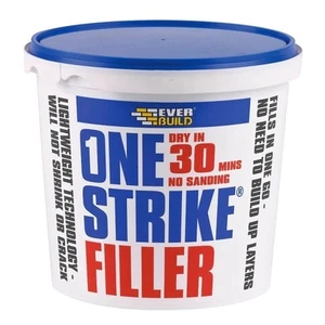 Everbuild One Strike Relleno Decoradores Listo Mezcla Ligero Secado Rápido Relleno 1L - Imagen 1 de 4