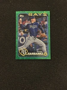 2024 Topps Update #US321 Peter Fairbanks Green Crackle Foilboard #/499 - Bild 1 von 2
