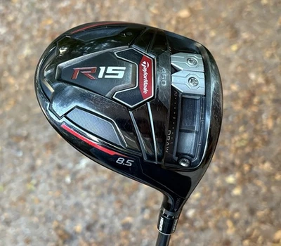 TaylorMade R15 Black 460 Driver 8.5* Speeder 57 R-Flex regular flex RH - Image 1 of 4