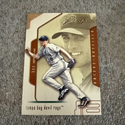 2002 Flair Ben Grieve #38 Tampa Bay Devil Rays - Image 1 of 2