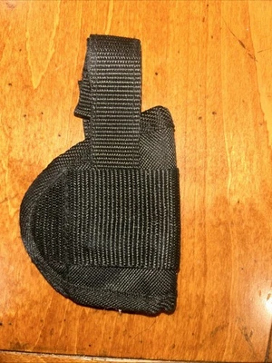 Gun Holster  Pro-Tech Outdoors Black Nylon OWB Ambidextrous NWOT  - Image 1 of 3