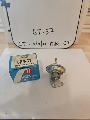 Estrangulador de carburador extraíble para Dodge Chrysler 1968-1970 4 barriles AFB AVS CPA-31 Foto 1 de 3