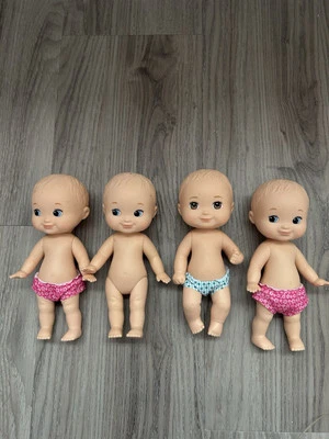 Mattel Mattel Little Mommy Mini Baby Doll Lot Of 4 NO ACCESSORIES - Image 1 of 3
