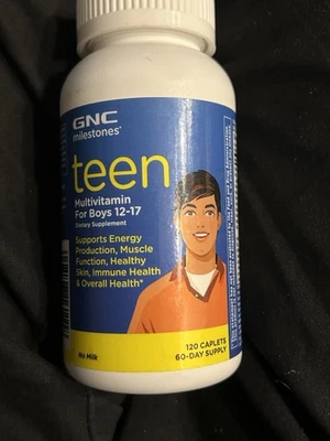  Multivitamínico adolescente Milestones para niños 12-17, apoya la energía, los músculos, la piel I Foto 1 de 4