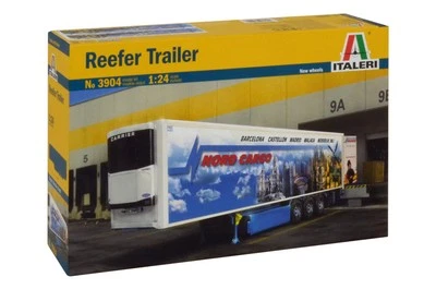 Modellino rimorchio 1/24 REEFER TRAILER ITALERI 3904 Scala 1:24 modellismo - Immagine 1 di 4
