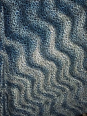 TELA VELBOA IMITACIÓN PIEL AZUL GUEPARDO ANIMAL PRINT POR YARDA ENVÍO GRATUITO Foto 1 de 2