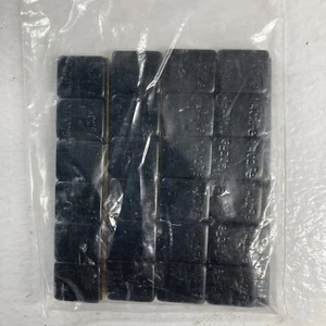 BLACK 1/4 OZ BALANCE STRIPS FOR WHEELS 4 3OZ STRIPS PER PACK 1448B - Picture 1 of 3