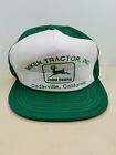 Vintage John Deere California USA Miken Tractor Trucker Hat Snapback Cap