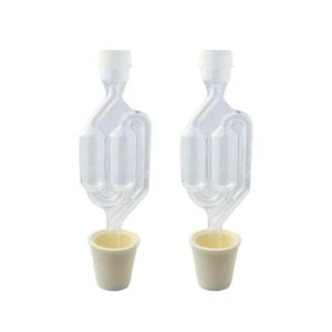 Twin Bubble Luftschleuse Carboy Spund Pack für Haus Weinherstellung Zubehör Universal - Bild 1 von 5