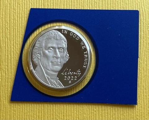 2022 S Proof Nickel DEEP CAMEO Clad in original mint packaging Cover