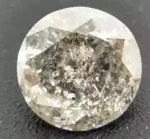 1.1Carat Brilliant Round Cut Natural Loose Salt And Pepper Diamond IGL Certified - Picture 1 of 7