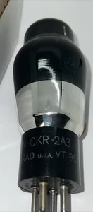 (1) vintage KEN-RAD Tube JAN CKR-2A3 VT-95 SC961A ***Used ***Tested*** - Picture 1 of 10