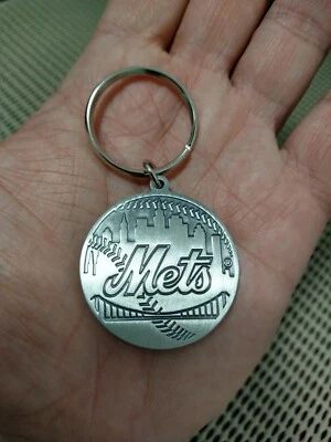 2006 New York Mets Citi Field Ceremonial Groundbreaking Keychain, NEW * - Image 1 of 4