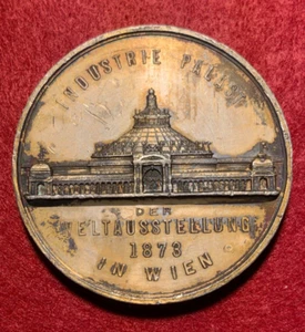 AUSTRIA: Exposición Universal 1873 Viena / PALACIO DE LA INDUSTRIA / rara vez ofrecido / 1256 - Imagen 1 de 3