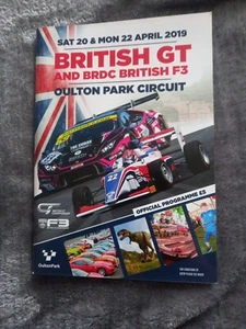 Oulton Park BRITISH GT CHAMPIONSHIP & BRDC GB3 PROGRAMME 20/22 APRIL 2019 - Picture 1 of 1