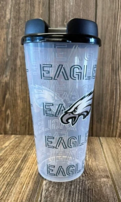 Taza de viaje reutilizable de tamaño grande premium Philadelphia Eagles para adultos nueva Foto 1 de 4