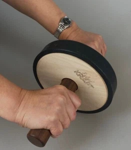 NEU Bauchtrainer Edelkraft Abroller Fitnessgerät Holz Bauchmuskeltrainer - Bild 1 von 7