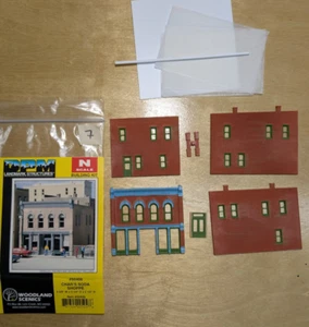 N scale Woodland Scenics # 50400 CHAR'S SODA SHOPPE  painted un-assembled   (7) - Picture 1 of 8