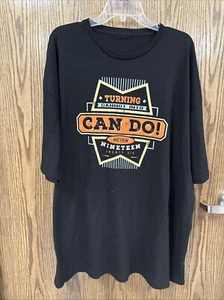 Turning Cannot Into Can Do Matt. 19:26 Christian T-shirt Jesus Size 3XL Stained - Picture 1 of 10