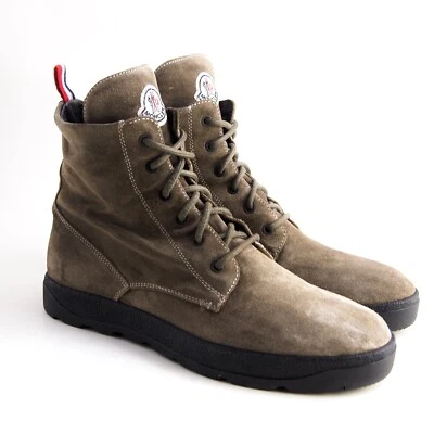 Moncler Combate Botines Marrón Gamuza Hombres Talla US 10 EU 43 Foto 1 de 4