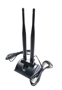 Estación de antena 2,4 y 5G de doble banda ventosa junta universal cable de 2 m SMA/RP-SMA - Imagen 1 de 7