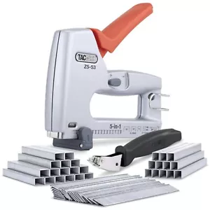 1765 Z5-53 (JT21) Heavy Duty 5-in-1 Metal Staple/Nail Gun with 4000 Staples, ... - Picture 1 of 6