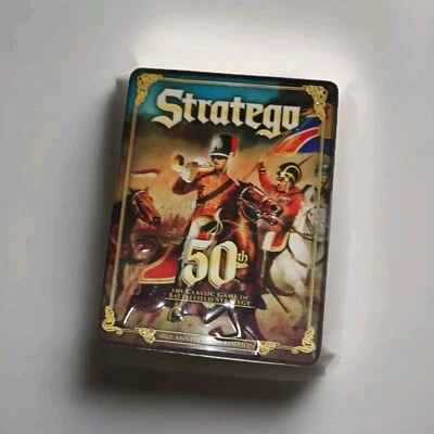 Stratego 50th Anniversary Edition Collector's Tin Classic Game Complete  - Image 1 of 4