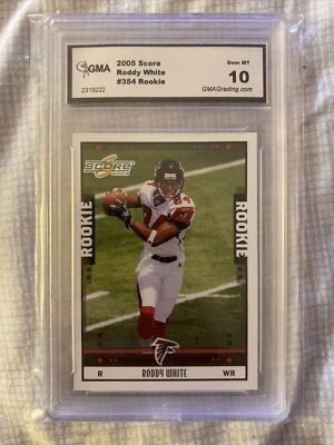 2005 Score Roddy White Rookie Card RC #354 GMA 10 Falcons - Image 1 of 3
