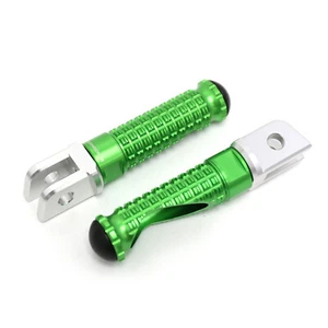 Green CNC MPRO Front Foot Pegs For MV Agusta Rivale 800 14 15 16 - Imagen 1 de 7