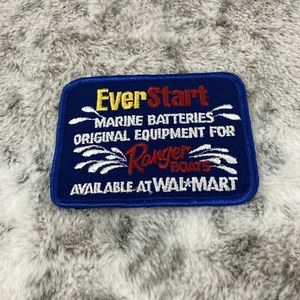 Vintage Patch Ranger Ever start Marine Wal Mart Boats Iron On Boating Patch - Picture 1 of 3