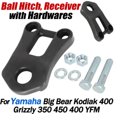 Receptor y pernos de enganche para Yamaha Big Bear Kodiak Grizzly 350 400 450 Foto 1 de 4