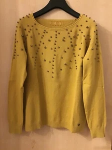 Pullover ohne Label Größe 40 Farbe Gelb/Senf Wie Neu - Bild 1 von 11