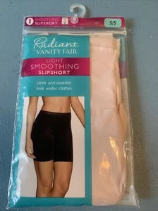 Radiant by Vanity Fair Women's Light Smoothing Slip Short color pink sheer - Picture 1 of 11