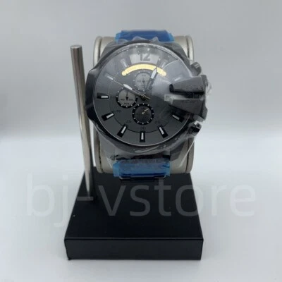 Reloj para hombre Diesel Mega Chief DZ4479 analógico esfera gris correa de acero inoxidable negro Foto 1 de 3