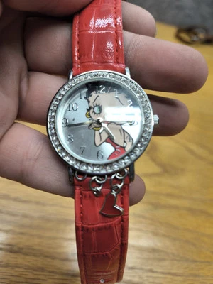 RELOJ BETTY BOOP 2013 KINGS FEATURE SYNDICATE BBAQ011 para damas bisel de estrás Foto 1 de 3