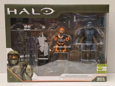 Halo Banished Checkpoint World of Halo 比例 28 件套玩具套装带 2 个动作玩偶新品 — 第 1/4 张图片