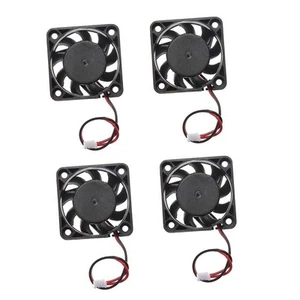 4 pièces 12v 2pin 40mm mini 4cm ventilateur silencieux ordinateur refroidisseur ventilateur pc - Photo 1/7