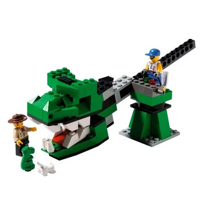 Conjunto LEGO # 1354 Adventures Studios: Dino Head Attack 100% completo 2001 aposentado! - Imagem 1 de 4