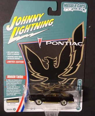 JOHNNY LIGHTNING  - MUSCLE CARS BLACK - 1986 PONTIAC FIREBIRD TRANS AM - R1 VB - Image 1 of 2